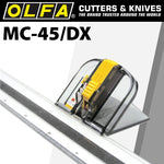 OLFA MOUNT BOARD MAT CUTTER WITH NON SLIP RULER - Power Tool Traders