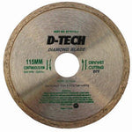DIAMOND BLADE CONTINUOUS RIM 115 X 22.23MM TILES - Power Tool Traders