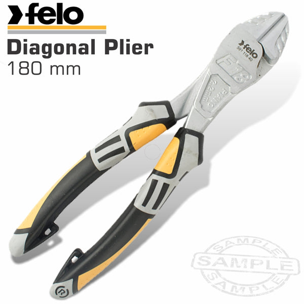 FELO PLIER DIAGONAL H/D 180MM - Power Tool Traders