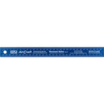 300MM CORK BACKED STAINLESS STEEL RULER RED - Power Tool Traders