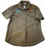 LADIES BLOUSE - OLIVE SMALL - Power Tool Traders