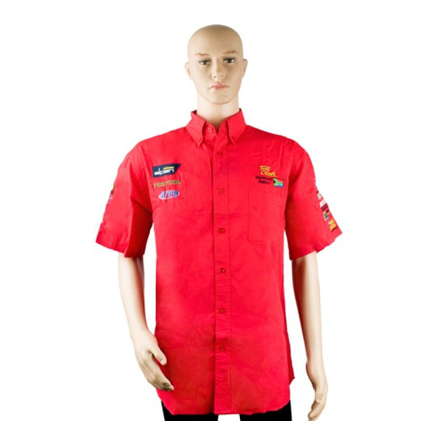 VERMONT MENS RED COTTON SHIRT - SMALL - Power Tool Traders