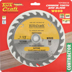 BLADE CONTRACTOR 185 X 24T 30/20/16/1 CIRCULAR SAW TCT - Power Tool Traders