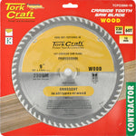 BLADE CONTRACTOR 230 X 60T 16MM CIRCULAR SAW TCT - Power Tool Traders