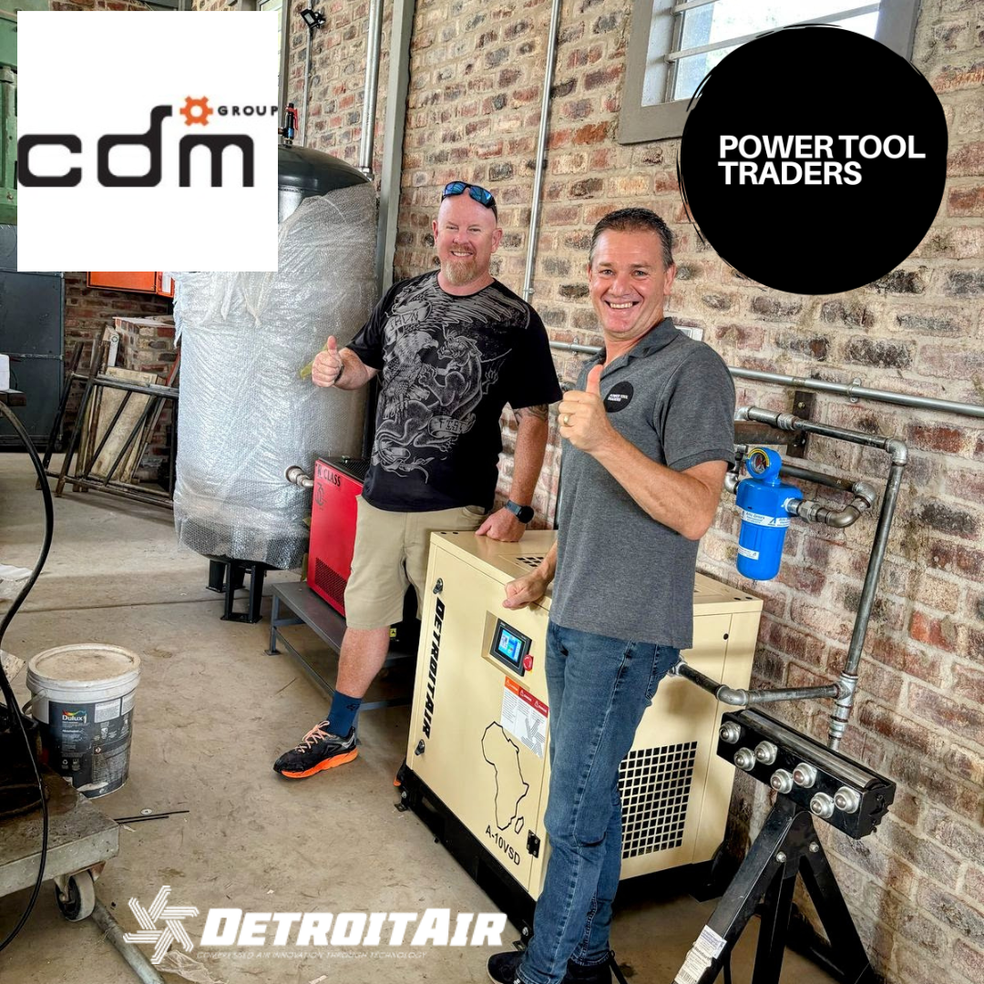 CDM Group Installs Detroit Air Africa Series 7.5kW Screw Compressor vi ...