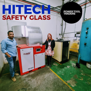 Hitech Safety Glass Gqeberha Installs PAHD-30VSD Probe Air 30Hp/22Kw Variable Speed Drive Screw Compressor