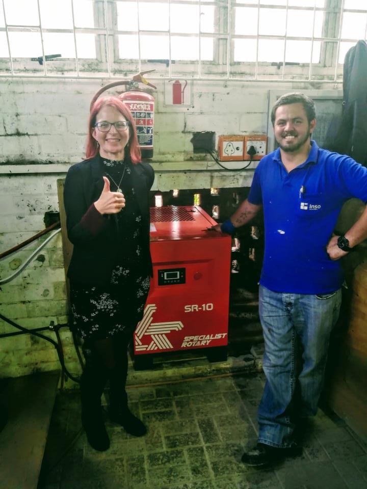 Inso Aluminium in Port Alfred Installs Detroit SR-10 Screw Compressor