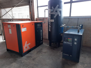 Marblecast Installs Detroit 30Hp/22Kw Variable Speed Drive Screw Compressor