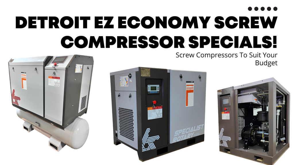 Detroit EZ Economy Screw Compressor Specials!