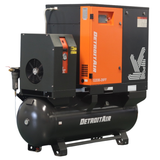 G2DB-20FF Premium Detroit Air Screw Compressor 20Hp / 15Kw 65Cfm On 500L Pressure Vessel Including Dryer