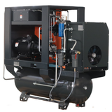 G2DB-30FF Premium Detroit Air Screw Compressor 30Hp / 22Kw 113Cfm On 500L Pressure Vessel Including Dryer