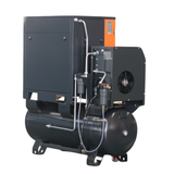 G2DB-10FF Premium Detroit Air Screw Compressor Full Feature 10Hp / 7.5Kw 31Cfm On 360L Pressure Vessel Including Dryer