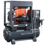 G2DB-10FF Premium Detroit Air Screw Compressor Full Feature 10Hp / 7.5Kw 31Cfm On 360L Pressure Vessel Including Dryer