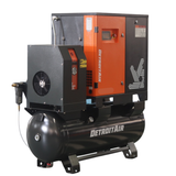 G2DB-10FF Premium Detroit Air Screw Compressor Full Feature 10Hp / 7.5Kw 31Cfm On 360L Pressure Vessel Including Dryer