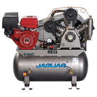 Jaguar Petrol Engine Air Compressor 113L 13Hp 12.5Bar 25CFM