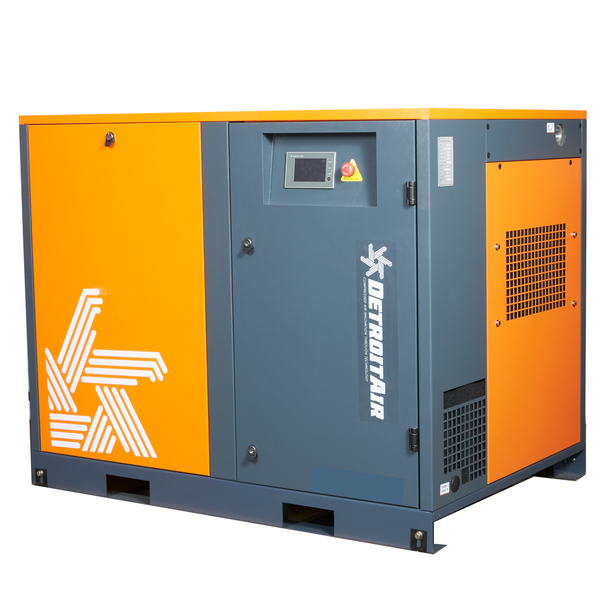 G2DB-75VSD Premium Detroit Air Screw Compressor Variable Speed Drive 75Hp / 55Kw 342Cfm