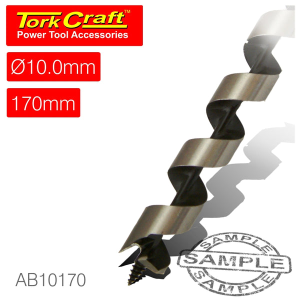 AUGER BIT 10 X 170MM POUCHED - Power Tool Traders