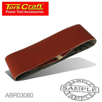 SANDING BELT 60 X 400MM 80GRIT 2/PACK (FOR TRITON PALM SANDER) - Power Tool Traders