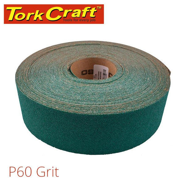 PRODUCTION PAPER GREEN P60 70MM X 50M - Power Tool Traders