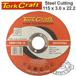 CUTTING DISC INDUSTRIAL METAL 115 x 3.0 x 22.2 MM - Power Tool Traders