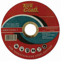 CUTTING DISC STAINLESS STEEL 115 x 1.0 x 22.22 MM - Power Tool Traders