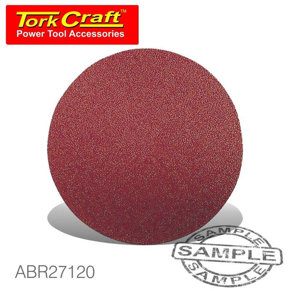 SANDING DISC VELCRO 125MM NO HOLE 120 GRIT 10/PACK - Power Tool Traders