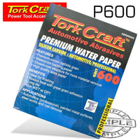 PREMIUM WATERPROOF PAPER  600 GRIT 230  X 28 (50 PIECE) AUTOMOTIVE - Power Tool Traders