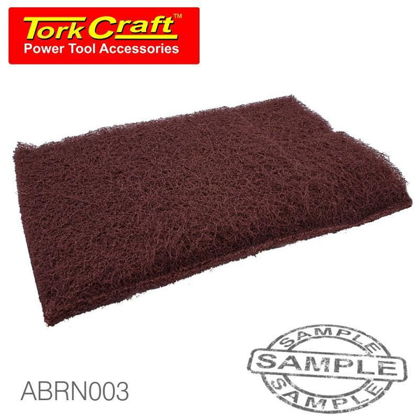 PAD NON WOVEN INDUSTRIAL STRENGTH 150 X 230MM SUPER FINE MAROON 20 PIE - Power Tool Traders