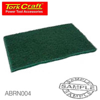 PAD NON WOVEN INDUSTRIAL STRENGTH 150 X 230MM FINE GREEN - GREEN 20PCE - Power Tool Traders