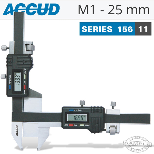 DIGITAL GEAR TOOTH CALIPER M1-25MM - Power Tool Traders