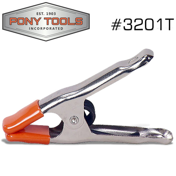 PONY 25MM SPRING CLAMP WITH PROTECTIVE HANDLES & TIPS - Power Tool Traders