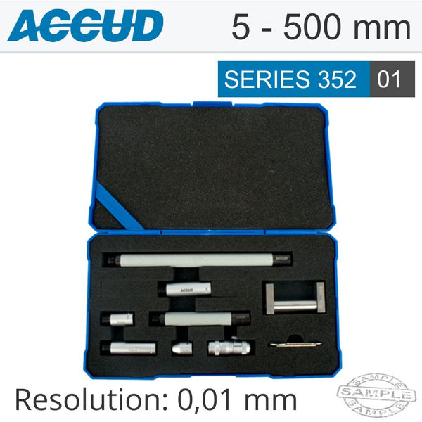 TUBULAR INSIDE MICROMETER 50-500MM - Power Tool Traders