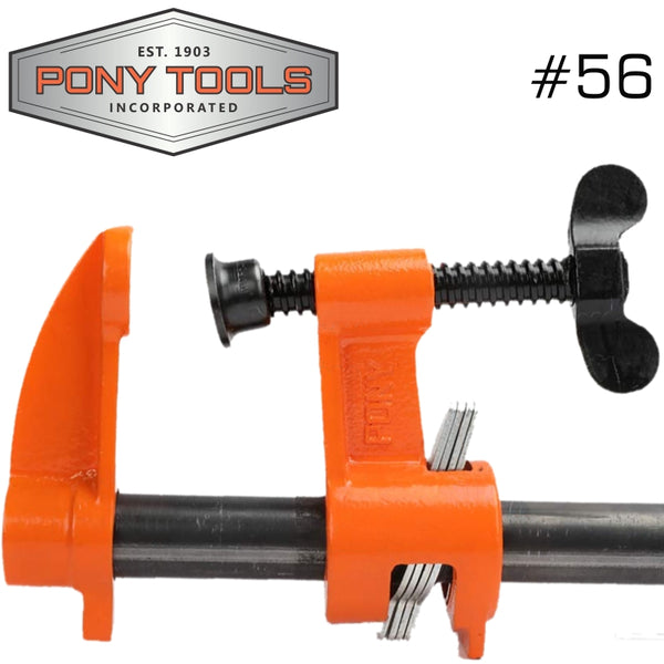 PONY PIPE CLAMP 3/4' BLACK PIPE - Power Tool Traders