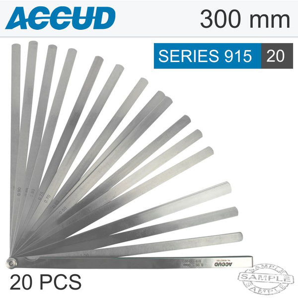 LONG FEELER GAUGE LENGTH 300MM 0.05-1.00MM - Power Tool Traders