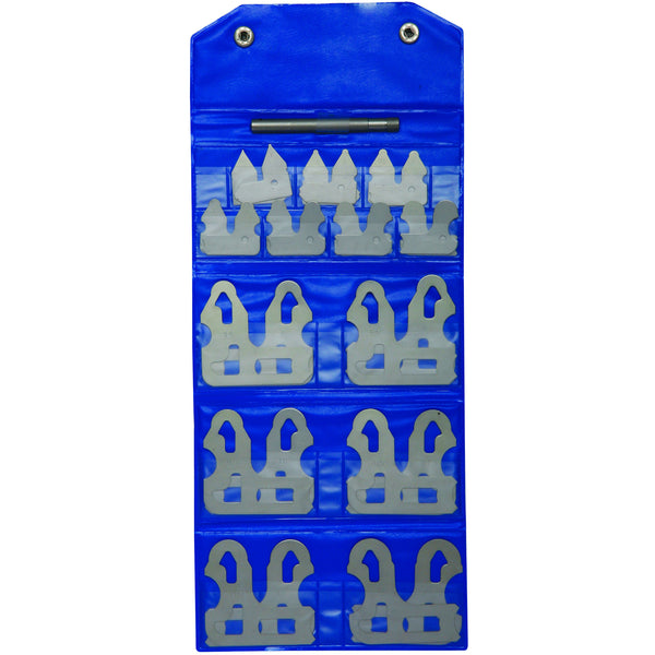 RADIUS GAUGE SET 0.5 - 13MM - Power Tool Traders