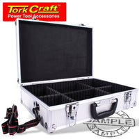 ALUMINIUM CASE 42.5 X 28.5 X 12 WITH 5 X DIVIDERS - Power Tool Traders