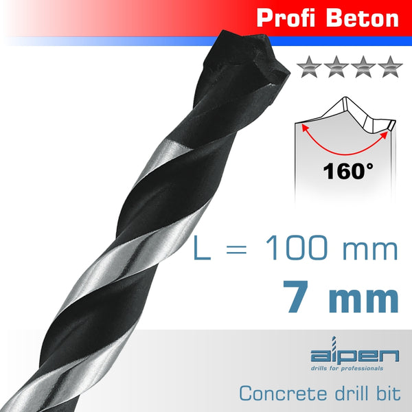 CONCRETE PROFI BETON DRILL BIT 7MM - Power Tool Traders