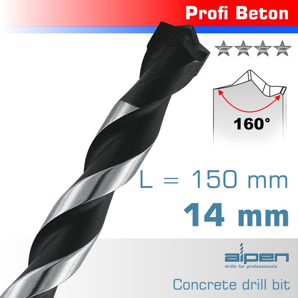 CONCRETE PROFI BETON DRILL BIT 14MM - Power Tool Traders