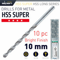 HSS DRILL BIT LONG 10 X 184MM BULK - Power Tool Traders