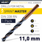 ALPEN SPRINT MASTER 11.0 MM REDUCED SHANK 9.5X25 POUCHED - Power Tool Traders