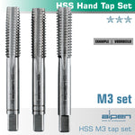 HAND TAP SET IN POUCH M3 HSS 0.5MM PITCH - Power Tool Traders