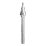 TC ROTARY BURR 10MM CONICAL POINTED NOSE FOR HARD METALS - Power Tool Traders