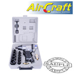 AIR IMPACT WRENCH 1/2' 17 PIECE KIT SINGLE HAMMER - Power Tool Traders