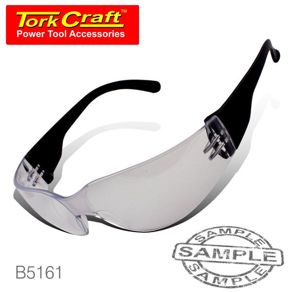 SAFETY EYEWEAR GLASSES CLEAR IN POLY BAG - Power Tool Traders
