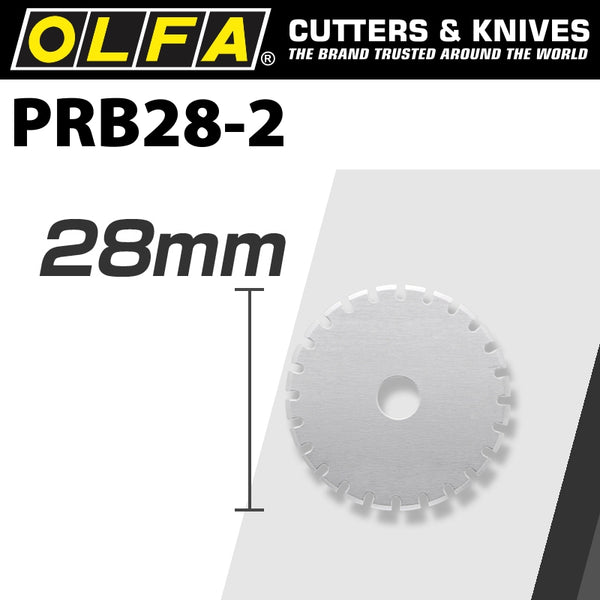 OLFA PERFORTION BLADE 28MM FOR PRC3 2/PK 28MM - Power Tool Traders