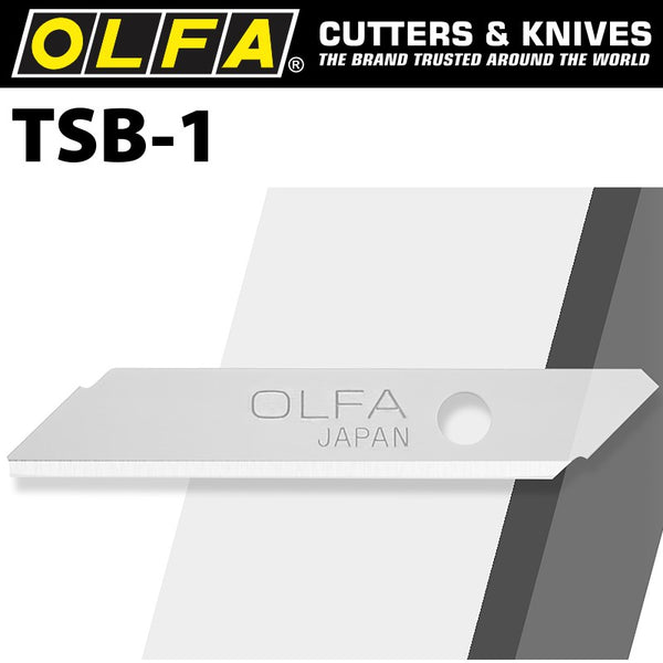 OLFA SPARE BLADES FOR TS1 6MM (5PK) - Power Tool Traders