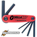 HEX END FOLD UP WRENCH 6PC 3-10MM GORILLAGRIP - Power Tool Traders