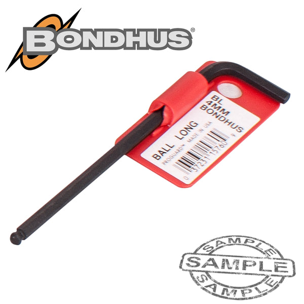 HEX BALL END L-WRENCH 4.0MM PROGUARD SINGLE BONDHUS - Power Tool Traders