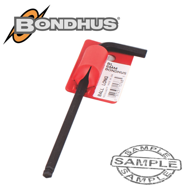 HEX BALL END L-WRENCH 6.0MM PROGUARD SINGLE BONDHUS - Power Tool Traders