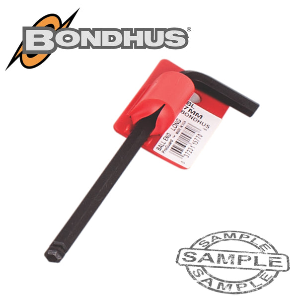 HEX BALL END L-WRENCH 7.0MM PROGUARD SINGLE BONDHUS - Power Tool Traders